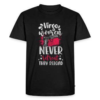 Caractéristiques de l’horoscope du zodiaque - T-shirt Premium bio Homme - noir - Devant - Nico (187cm)