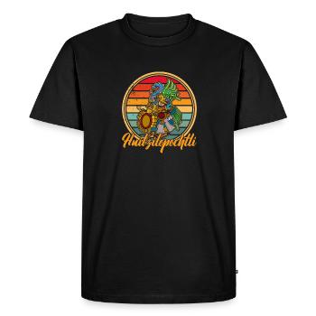 Huitzilopochtli Aztecs Mexico Mythology - Men's Premium Organic T-Shirt - black - Front - Nico (187cm)