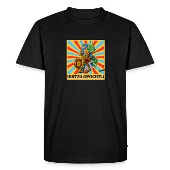 Huitzilopochtli War God Aztec Religion History - Men's Premium Organic T-Shirt - black - Front - Nico (187cm)