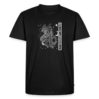 Aztec Mexico deity history culture Maya - Men's Premium Organic T-Shirt - black - Front - Nico (187cm)