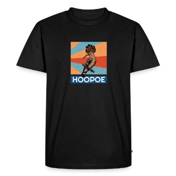 huppe jardin d’oiseaux forêt nature ornithologue - T-shirt Premium bio Homme - noir - Devant - Nico (187cm)
