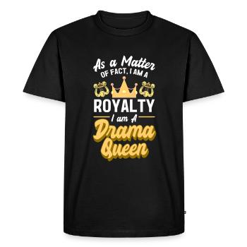 Drama Queen Theatre Exaggerating attention - Men's Premium Organic T-Shirt - black - Front - Nico (187cm)