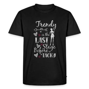 Mode Centre commercial Défilé de mode Bijoux - T-shirt Premium bio Homme - noir - Devant - Nico (187cm)