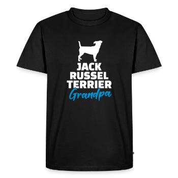 Jack Russell - T-shirt Premium bio Homme - noir - Devant - Nico (187cm)