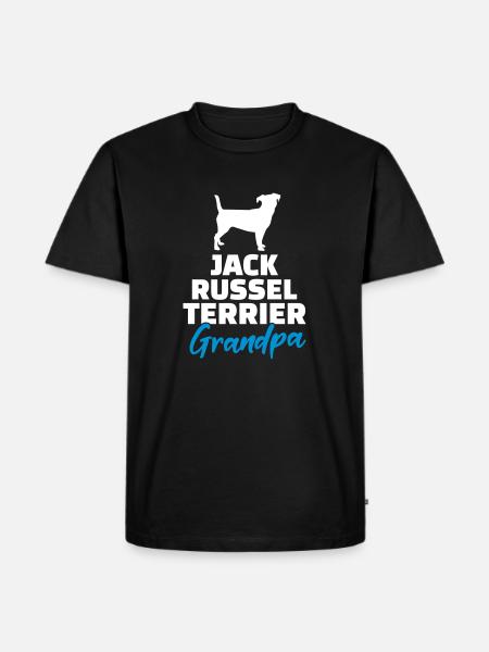 Jack Russell - Männer Premium Bio T-Shirt - Schwarz