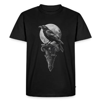 Raven - Men's Premium Organic T-Shirt - black - Front - Nico (187cm)