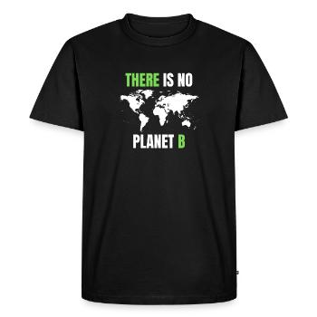 Environmental protection No Planet B - Men's Premium Organic T-Shirt - black - Front - Nico (187cm)