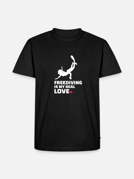 Freediving - Men's Premium Organic T-Shirt - black