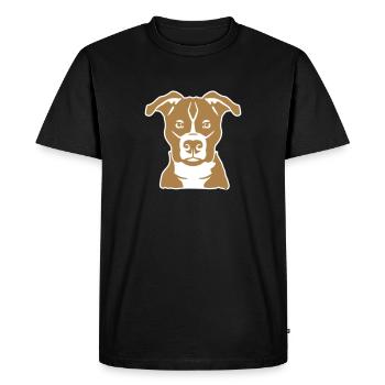 Staffordshire Bull Terrier - Men's Premium Organic T-Shirt - black - Front - Nico (187cm)