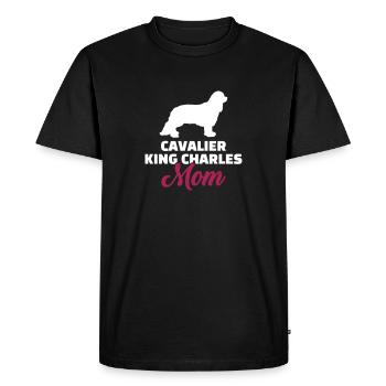 Cavalier King Charles - Men's Premium Organic T-Shirt - black - Front - Nico (187cm)
