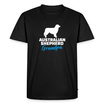 Australian shepherd - T-shirt Premium bio Homme - noir - Devant - Nico (187cm)