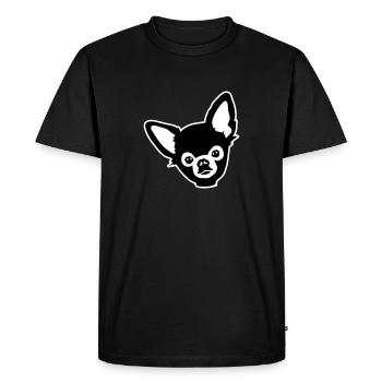 Chihuahua - Men's Premium Organic T-Shirt - black - Front - Nico (187cm)