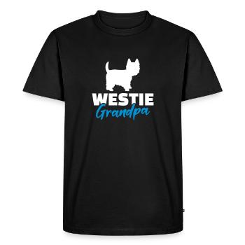 Westie - T-shirt Premium bio Homme - noir - Devant - Nico (187cm)