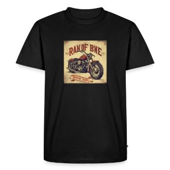 Fahrt & Wiederbelebung - Männer Premium Bio T-Shirt - Schwarz - Vorne - Nico (187cm)