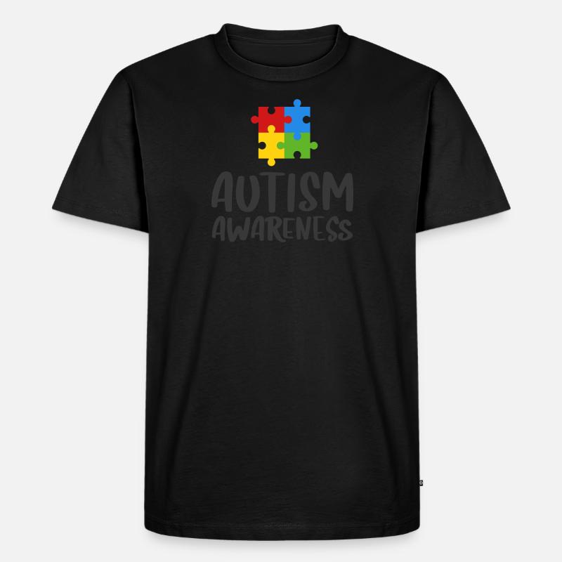 Autismus Bewusstsein - Männer Premium Bio T-Shirt - undefined