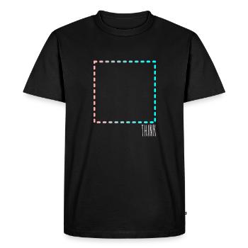 Think outside the Box - T-shirt Premium bio Homme - noir - Devant - Nico (187cm)