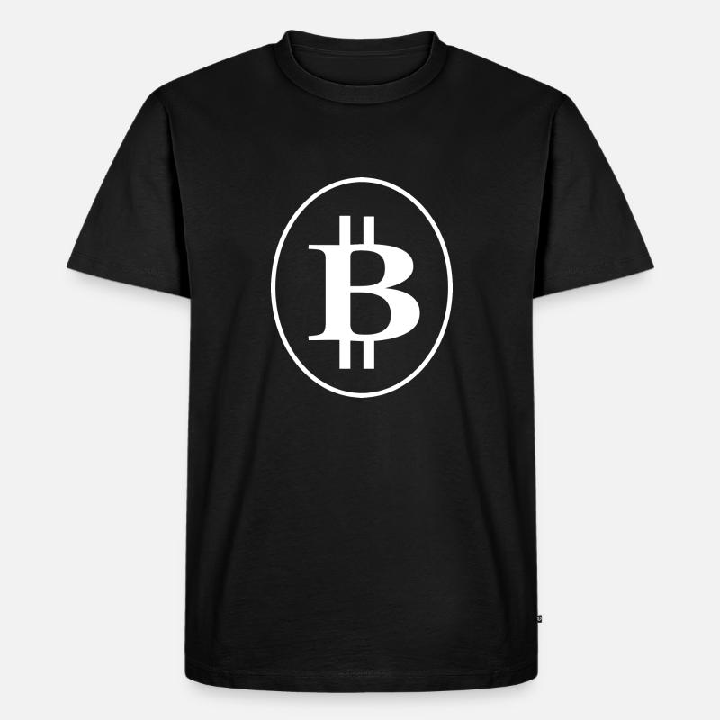 Crypto Bitcoin Trading - Männer Premium Bio T-Shirt - Schwarz