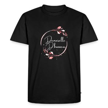 Demoiselle d'honneur - T-shirt Premium bio Homme - noir - Devant - Nico (187cm)