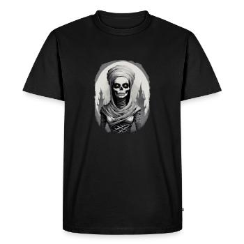 portrait d une momie 5 - T-shirt Premium bio Homme - noir - Devant - Nico (187cm)