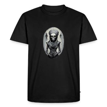 portrait d une momie 6 - T-shirt Premium bio Homme - noir - Devant - Nico (187cm)
