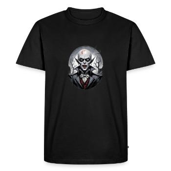 A Smiling Vampire 10 - Men's Premium Organic T-Shirt - black - Front - Nico (187cm)