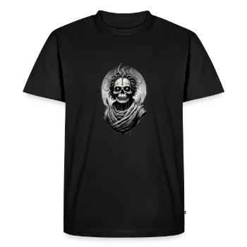 portrait d une momie 9 - T-shirt Premium bio Homme - noir - Devant - Nico (187cm)