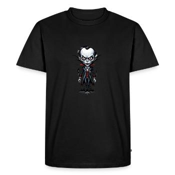 un vampire à grosse tête 9 - T-shirt Premium bio Homme - noir - Devant - Nico (187cm)
