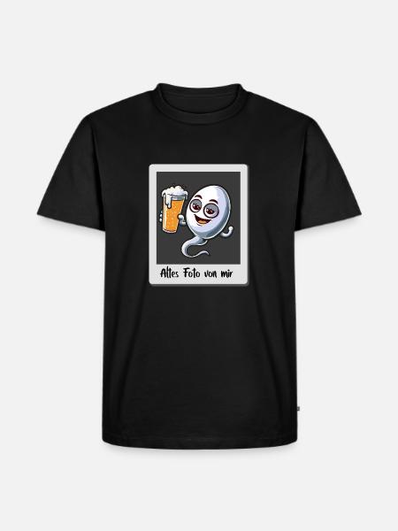 Sauf-Shirt - Männer Premium Bio T-Shirt - Schwarz