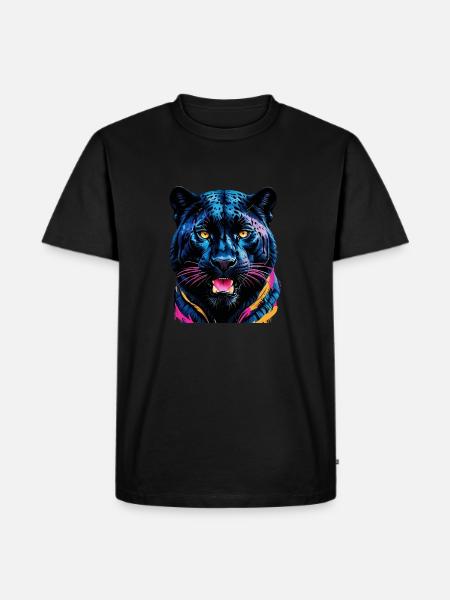 Tiger - Men's Premium Organic T-Shirt - black