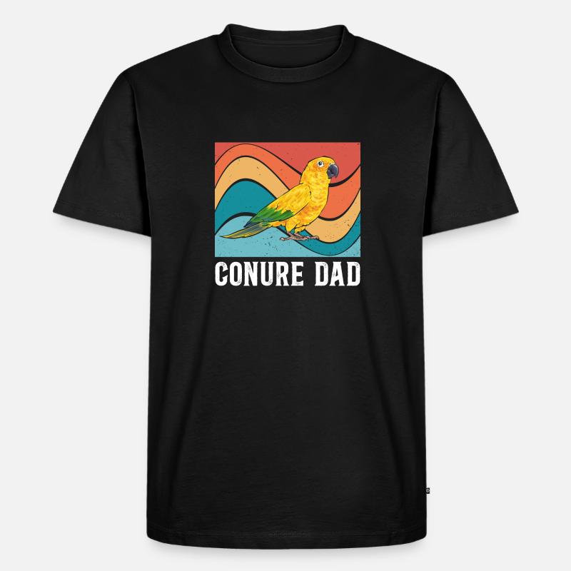 Perruche Perroquet Perruche Oiseau - T-shirt Premium bio Homme - noir