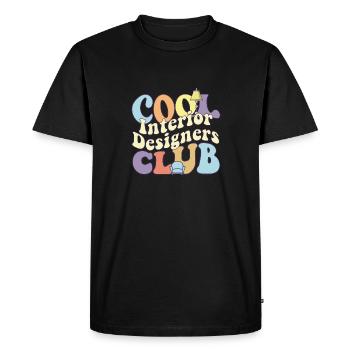 Cool Interior Designer Club Interior Design Squad - Men's Premium Organic T-Shirt - black - Front - Nico (187cm)