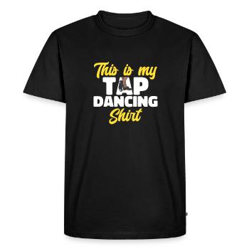 Tap Dance Teacher Tap Dancer Tap Dance - Men's Premium Organic T-Shirt - black - Front - Nico (187cm)