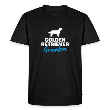 Golden Retriever - T-shirt Premium bio Homme - noir - Devant - Nico (187cm)