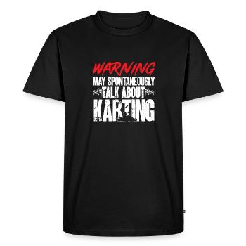 Go Kart Racing Karting Karting - T-shirt Premium bio Homme - noir - Devant - Nico (187cm)