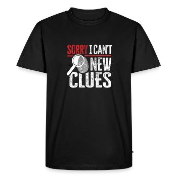 Espion détective privé enquêteur Détective Cadeau - T-shirt Premium bio Homme - noir - Devant - Nico (187cm)