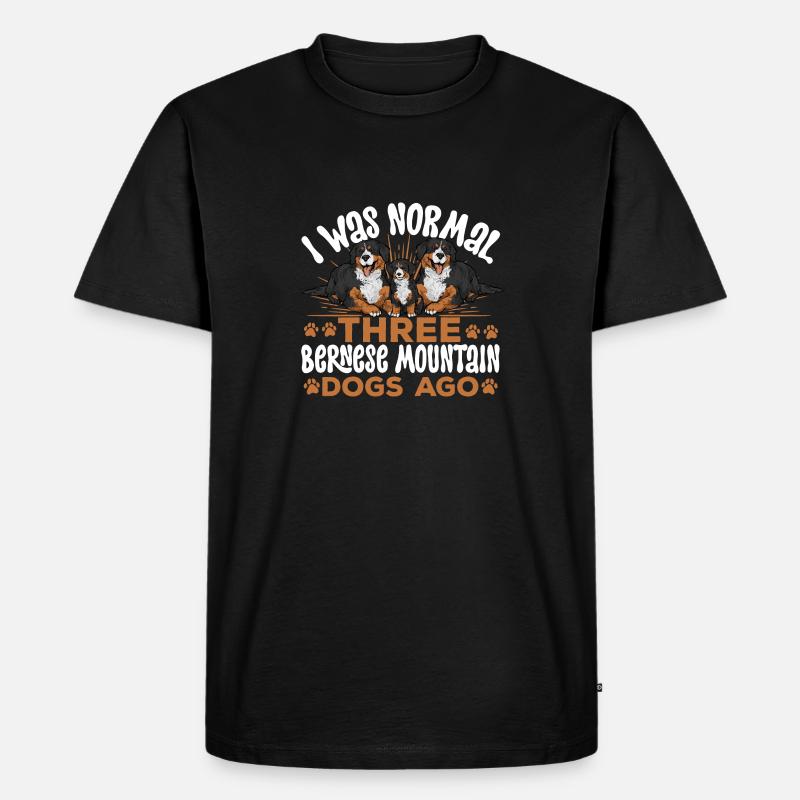 Berner Sennenhund - Männer Premium Bio T-Shirt - Schwarz