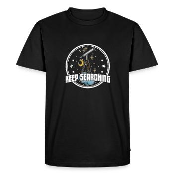 Telescope Telescope Stargazing Hobby - Men's Premium Organic T-Shirt - black - Front - Nico (187cm)