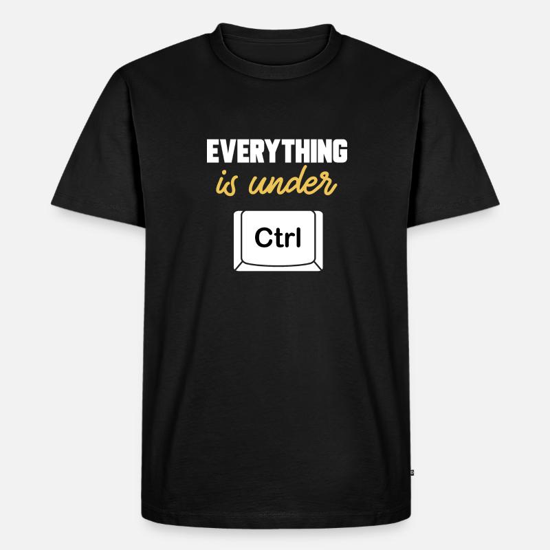 Cybersecurity Hacker IT-Sicherheit - Männer Premium Bio T-Shirt - Schwarz