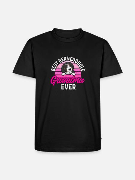 Chien Bernedoodle - T-shirt Premium bio Homme - noir
