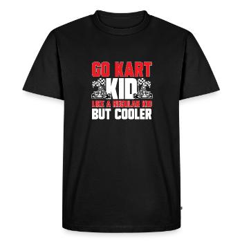 Go Kart Racing Karting Karting - T-shirt Premium bio Homme - noir - Devant - Nico (187cm)