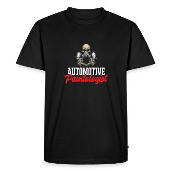 Body Painter Car Painter Painter - Men's Premium Organic T-Shirt - black - Front - Nico (187cm)