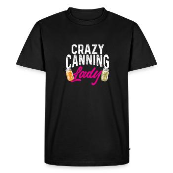 Canning, canning, canning, preserving food - Men's Premium Organic T-Shirt - black - Front - Nico (187cm)