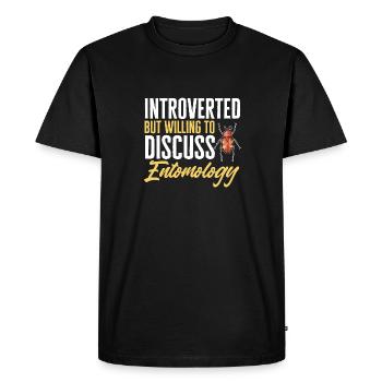 Insect collectors, insects, beetle lovers, entomologists - Men's Premium Organic T-Shirt - black - Front - Nico (187cm)