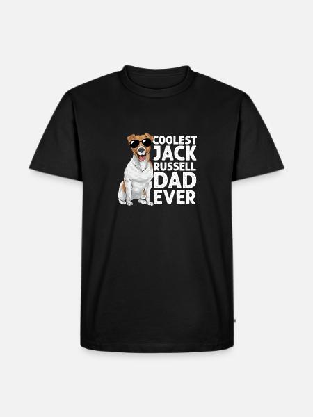 Jack Russell Terrier - Men's Premium Organic T-Shirt - black