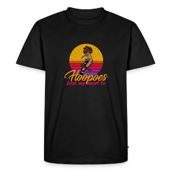 Forest bird watching hoopoe ornithologist - Men's Premium Organic T-Shirt - black - Front - Nico (187cm)