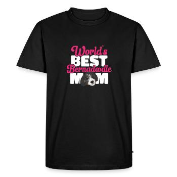 Chien Bernedoodle - T-shirt Premium bio Homme - noir - Devant - Nico (187cm)