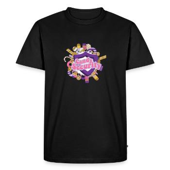 Candy Security Kids Parents Matching Anniversaire - T-shirt Premium bio Homme - noir - Devant - Nico (187cm)