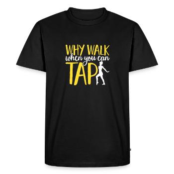 Tap Dance Teacher Tap Dancer Tap Dance - Men's Premium Organic T-Shirt - black - Front - Nico (187cm)