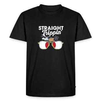 Straight Trippin' Japan Vacation Tour Voyage - T-shirt Premium bio Homme - noir - Devant - Nico (187cm)