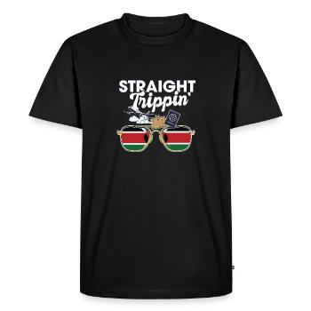 Straight Trippin' Kenya Vacation Tour Voyage - T-shirt Premium bio Homme - noir - Devant - Nico (187cm)